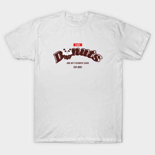 Dunkin donuts panic cake T-Shirt by MAU_Design